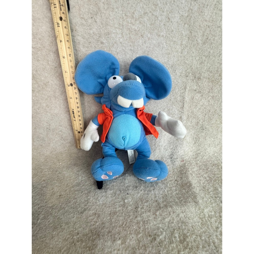 The Simpsons Bart Simpson Itchy & Scratchy Show TV Plush Set 4pc Toy Collectible - Picture 3 of 13